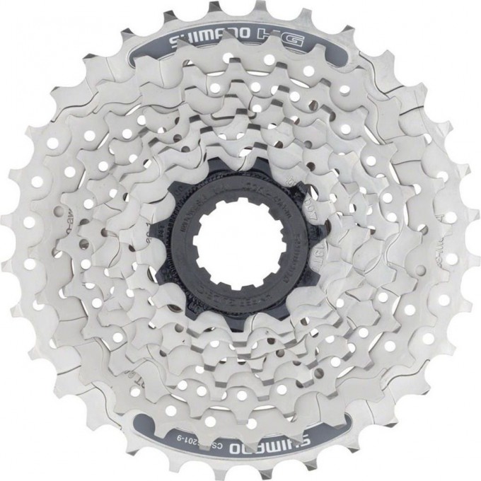 Кассета SHIMANO ALIVIO HG201, 9 скоростей, 11-32 серебристый ECSHG2019132