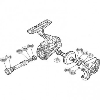 Запчасть для катушки SHIMANO BEARING SET набор подшипников